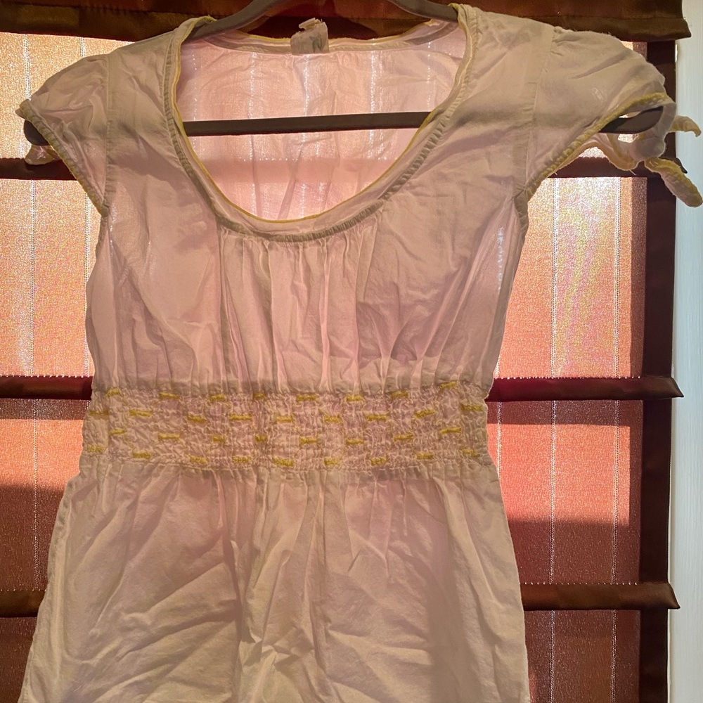 White Anthropologie top, size 2